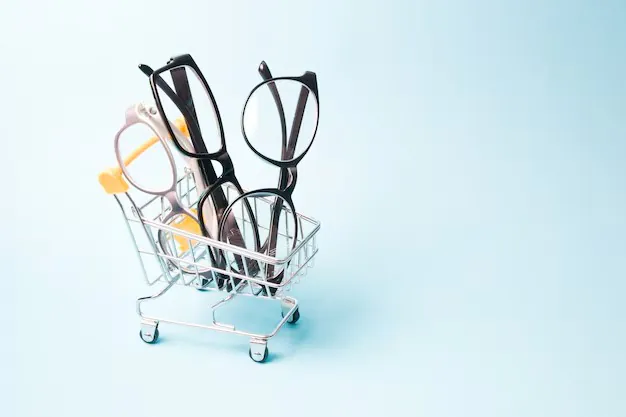glasses in the basket