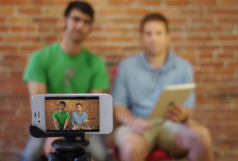The men are streaming